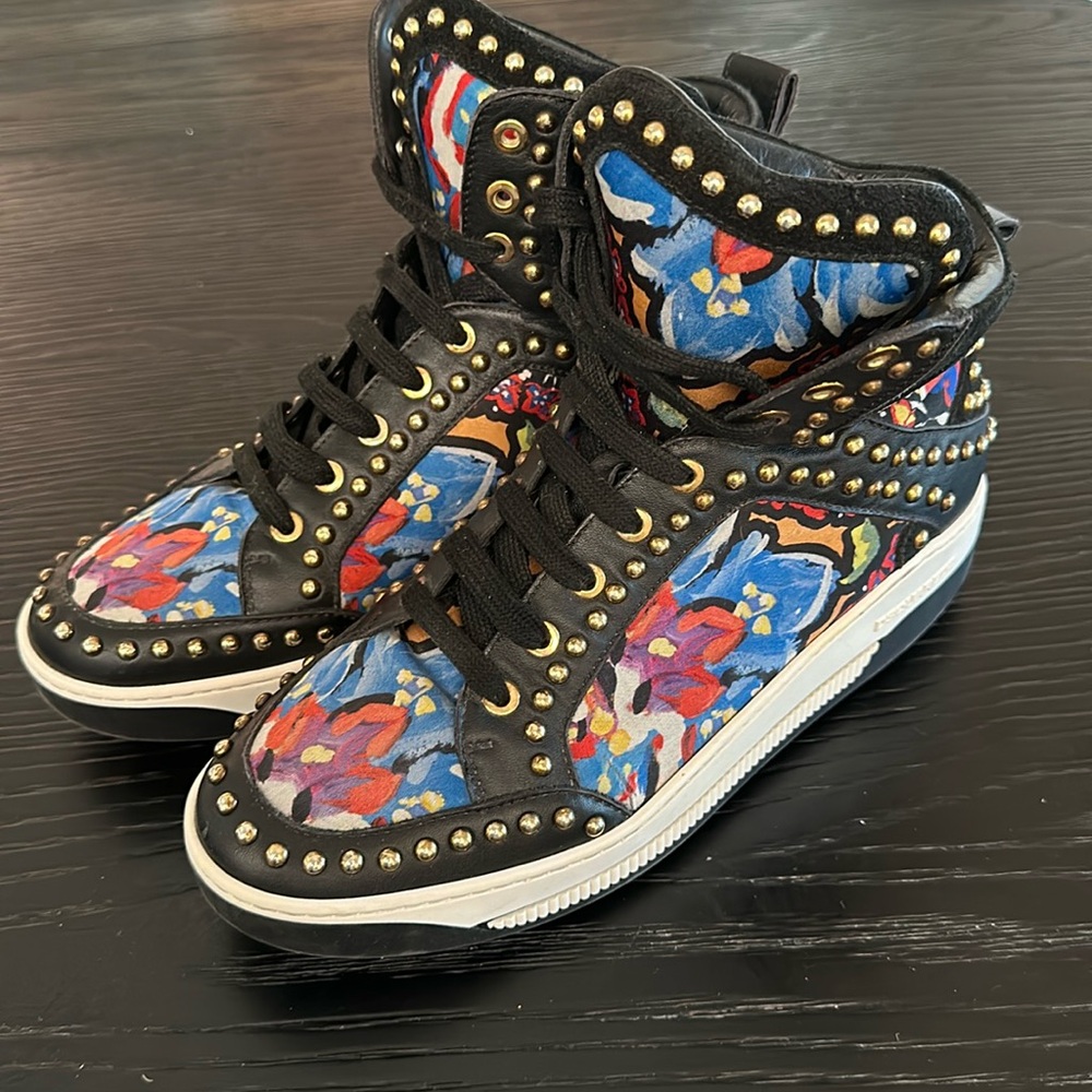 Dsquared 2 sneakers women’s studded floral
